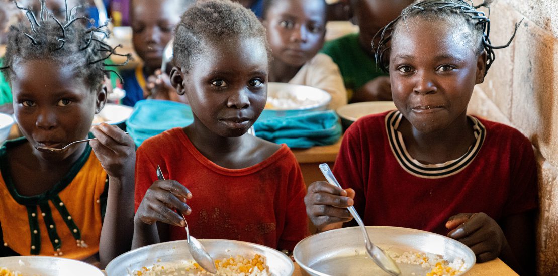 Central African Republic. WFP supports the promotion of local food products for school meals and the prevention of malnutrition in Paoua Central African Republic. WFP supports the promotion of local food products for school meals and the prevention of malnutrition in Paoua