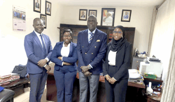 CEFROHT E.D and the CEFROHT legal team meeting the Deputy Solicitor General