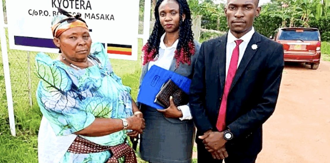 CEFROHT legal officers after court hearing in the new case on women’s land rights and equity.