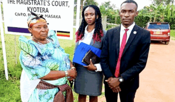 CEFROHT legal officers after court hearing in the new case on women’s land rights and equity.